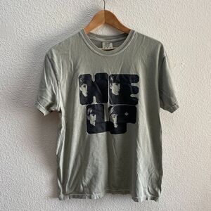 The Beatles Help Comfort Colors T-Shirt Medium Green Gray Band Music Concert